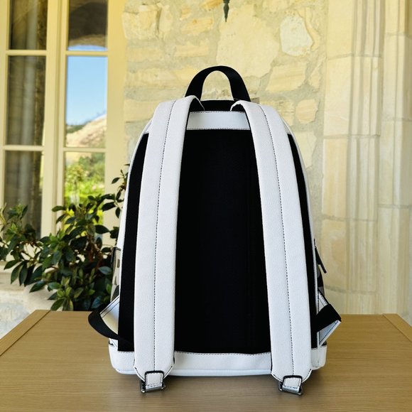 MICHAEL KORS COOPER LARGE Commuter BACKPACK Bag Black Multicolor NWT Authentic - Picture 3 of 8